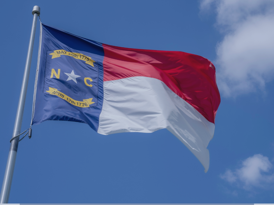 Image of the North Carolina flag.