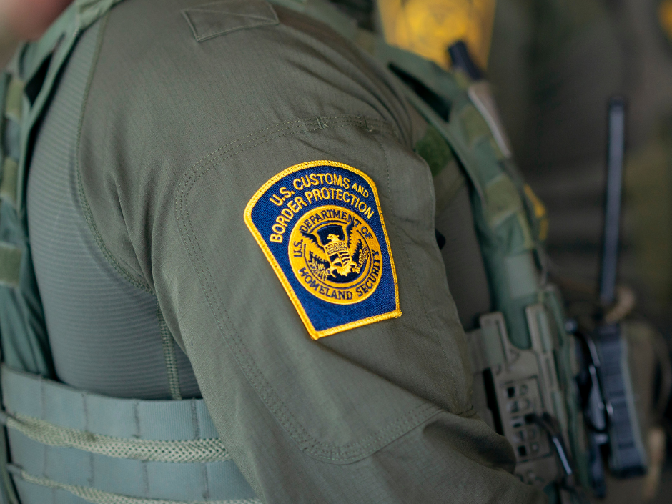 Image of a Customs and Border Protection agent's uniform.