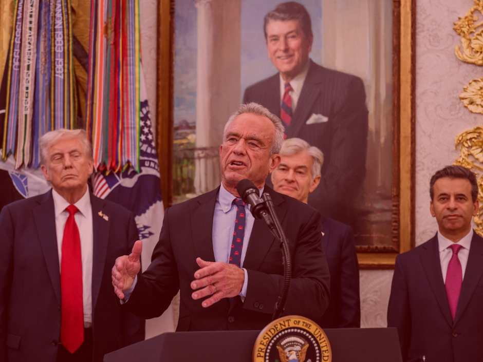 Image of Robert F. Kennedy, Jr. at the White House.
