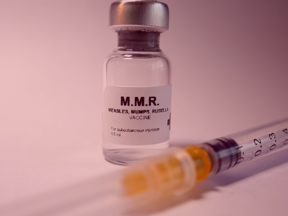 Image of the measles vaccines.